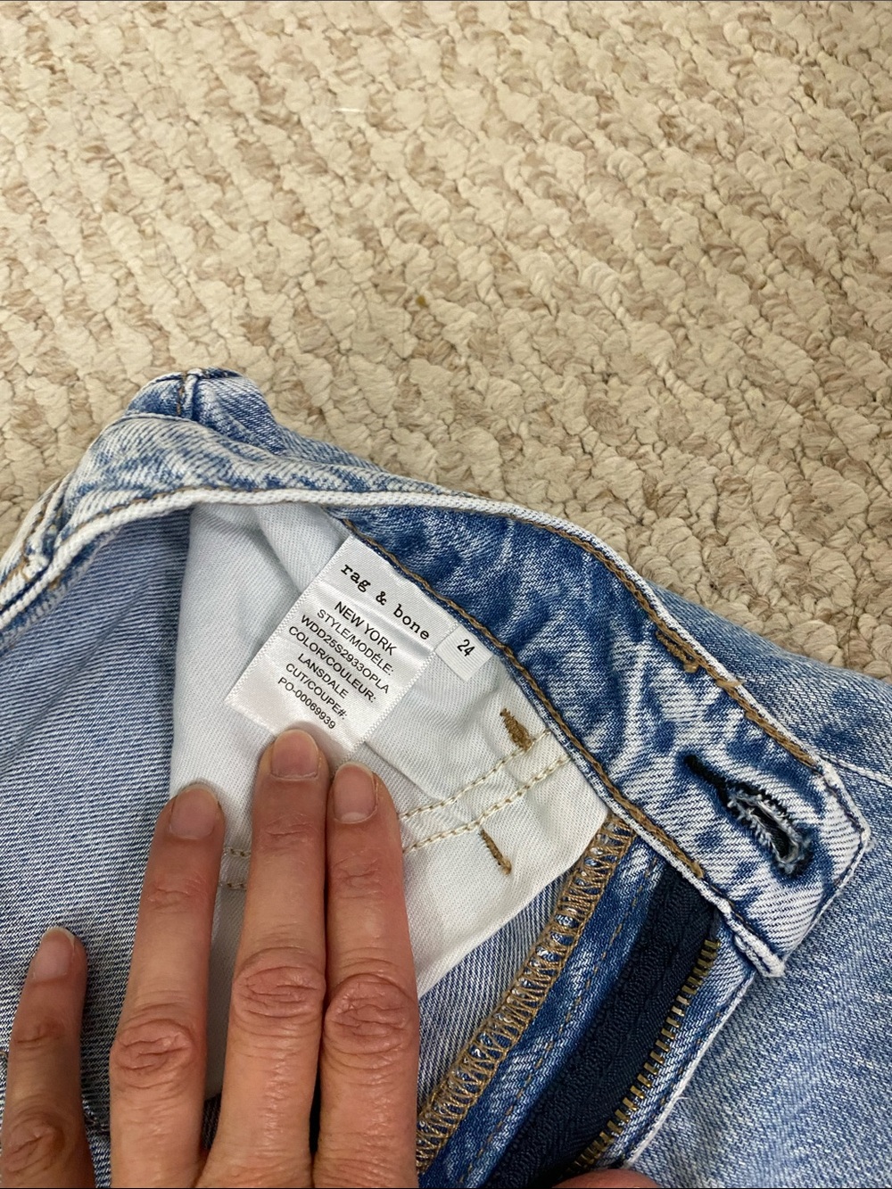 RAG & BONE Serena Crop Wide Leg Jeans (Lansdale) - Picture 3 of 6